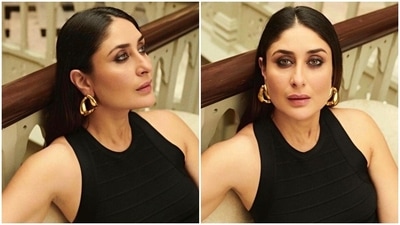 Bebo's sister Karisma Kapoor aka Lolo left heart emojis in the comment section while Neha Dhupia dropped some fire emojis. (Instagram/@misho_designs)