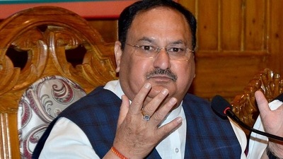 BJP chief J P Nadda said Jai Ram Thakur will continue as Himachal Pradesh chief minister. (ANI)