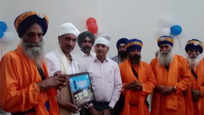 DC Varinder Kumar Sharma inaugurating a newly constructed building of a Government Primary school in Nathowal village in Ludhiana on April 11, 2022. (HT PHOTO) DC Varinder Kumar Sharma inaugurating a newly constructed building of a Government Primary school in Nathowal village in Ludhiana on April 11, 2022. (HT PHOTO)