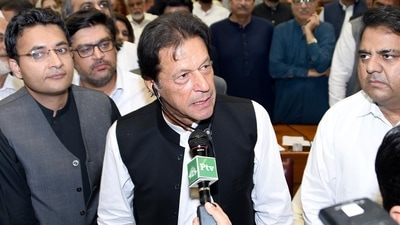 Ousted Pakistani prime minister Imran Khan. (AFP file) Ousted Pakistani prime minister Imran Khan. (AFP file)