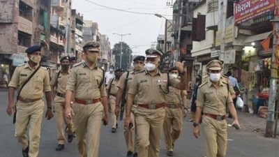Gujarat police. (Representative image - Twitter / Vadodara City Police)