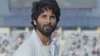 Shahid Kapoor in a still from Jersey. Shahid Kapoor in a still from Jersey.
