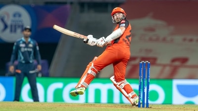 Kane Williamson, captain of Sunrisers Hyderabad plays a shot during match 21 of the Indian Premier League 2022 (PTI) Kane Williamson, captain of Sunrisers Hyderabad plays a shot during match 21 of the Indian Premier League 2022 (PTI)