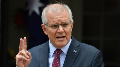 Australia's Prime Minister Scott Morrison. (AP)
