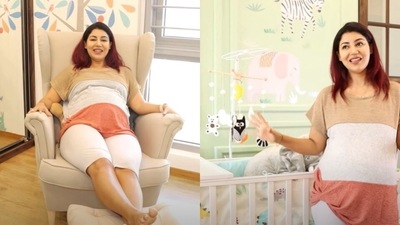 Debina Bonnerjee and Gurmeet Choudhary welcomed a daughter on April 3. Debina Bonnerjee and Gurmeet Choudhary welcomed a daughter on April 3.