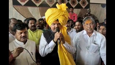 Opposition leader in the assembly Devendra Fadnavis held rallies in Kolhapur for two days. (HT PHOTO) Opposition leader in the assembly Devendra Fadnavis held rallies in Kolhapur for two days. (HT PHOTO)