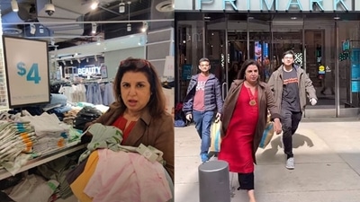 Farah Khan during a shopping spree in the US. Farah Khan during a shopping spree in the US. 