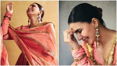 Kirti Kulhari’s fashion game is always on point. The actor believes in merging comfort and style into stunning attires and keeps dropping cues of fashion for her fans. A day back, Kirti made our Instagram feed brighter with a set of pictures of herself in an ethnic ensemble and they are making us drool. (Instagram/@iamkirtikulhari) Kirti Kulhari’s fashion game is always on point. The actor believes in merging comfort and style into stunning attires and keeps dropping cues of fashion for her fans. A day back, Kirti made our Instagram feed brighter with a set of pictures of herself in an ethnic ensemble and they are making us drool. (Instagram/@iamkirtikulhari)