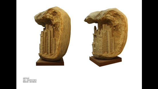 Artists from across India are showcasing their works at an ongoing exhibition in Delhi’s AIFACS.