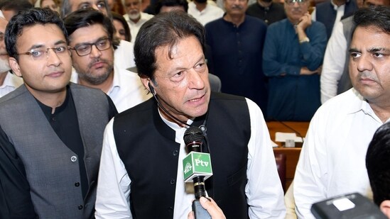 Ousted Pakistani prime minister Imran Khan.&nbsp;(AFP file)