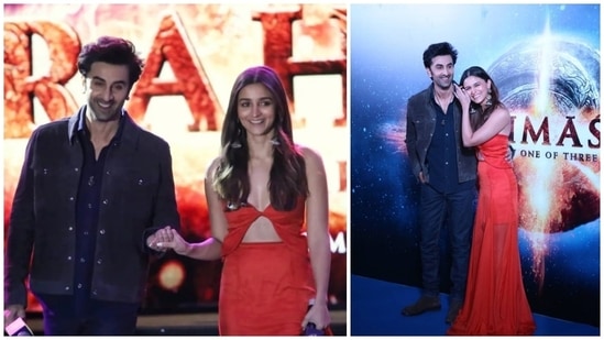 Ranbir and Alia at Brahmastra motion poster launch event.