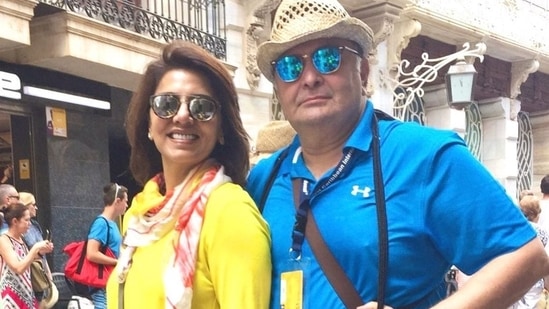 Neetu Kapoor spoke about working with Rishi Kapoor.