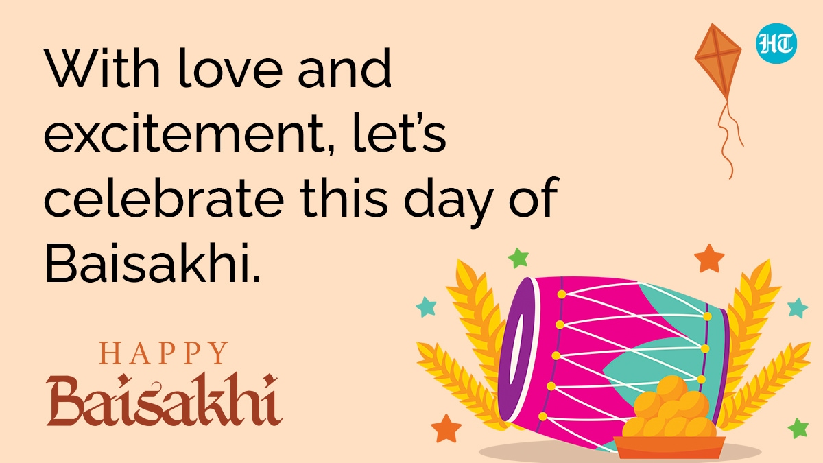“With love and excitement, let’s celebrate this day of Baisakhi.” “With love and excitement, let’s celebrate this day of Baisakhi.”
