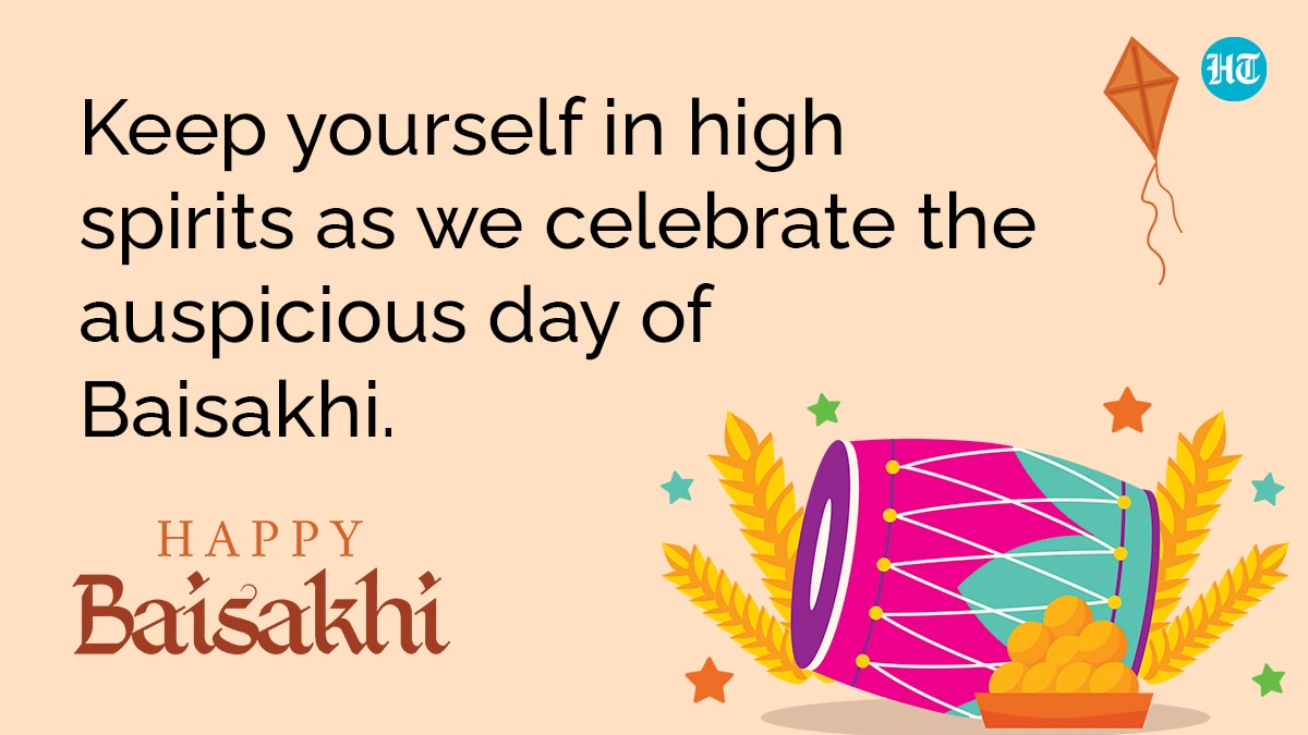 “Keep yourself in high spirits as we celebrate the auspicious day of Baisakhi.” “Keep yourself in high spirits as we celebrate the auspicious day of Baisakhi.”