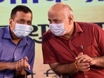 A file photo of Delhi CM Arvind Kejriwal and deputy CM Manish Sisodia. (PTI) A file photo of Delhi CM Arvind Kejriwal and deputy CM Manish Sisodia. (PTI)