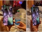 Alia Bhatt blushed when fans congratulated her during a video call.