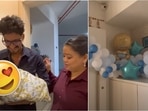 Bharti Singh and Haarsh Limbachiyaa welcomed their baby boy on April 3. Bharti Singh and Haarsh Limbachiyaa welcomed their baby boy on April 3.
