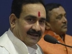 Madhya Pradesh home minister Narottam Mishra(HT File Photo)