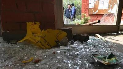 Visuals from the JNU campus after the 2020 violence. (HT FILE PHOTO) Visuals from the JNU campus after the 2020 violence. (HT FILE PHOTO)