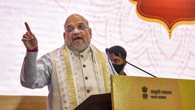 Union home Minister Amit Shah. (PTI) Union home Minister Amit Shah. (PTI)