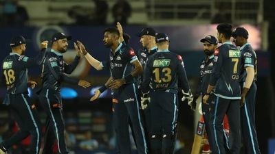 Gujarat Titans in action during the ongoing IPL season (IPLt20.com) Gujarat Titans in action during the ongoing IPL season (IPLt20.com)