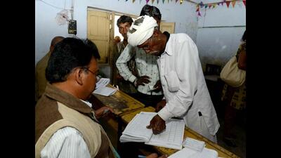 Jayashri Jadhav of the Congress is being challenged by Satyajit (Nana) Kadam of the BJP from the seat. (AFP/File Photo)