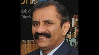 Police said the woman and her son had also tried to barge into Vijai Vardhan’s house in Sector 7 twice in 2021, when he was posted as the Haryana chief secretary. (HT Photo)