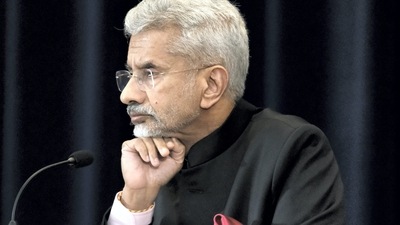Washington: India's External Affairs Minister Subrahmanyam Jaishankar listens at a news conference during the fourth U.S.-India 2+2 Ministerial Dialogue at the State Department in Washington, (AP) Washington: India's External Affairs Minister Subrahmanyam Jaishankar listens at a news conference during the fourth U.S.-India 2+2 Ministerial Dialogue at the State Department in Washington, (AP)