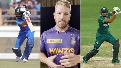 Virat Kohli or Babar Azam - who plays the cover drive better? Aaron Finch responds Virat Kohli or Babar Azam - who plays the cover drive better? Aaron Finch responds