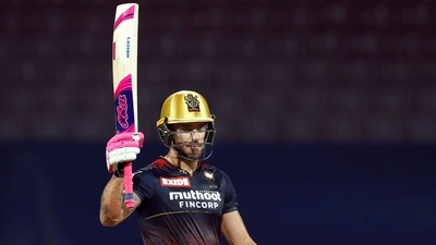 Faf Du Plessis captain of Royal Challengers Bangalore (PTI) Faf Du Plessis captain of Royal Challengers Bangalore (PTI)