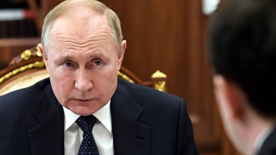 Russian President Vladimir Putin attends a meeting in Moscow. (AP file) Russian President Vladimir Putin attends a meeting in Moscow. (AP file)