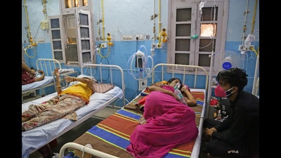 As of April 1, Ayushman Bharat Pradhan Mantri – Jan Arogya Yojana, in alliance with state health schemes, covers a beneficiary base of more than 140 million families (700 million individuals) (Shutterstock) As of April 1, Ayushman Bharat Pradhan Mantri – Jan Arogya Yojana, in alliance with state health schemes, covers a beneficiary base of more than 140 million families (700 million individuals) (Shutterstock)