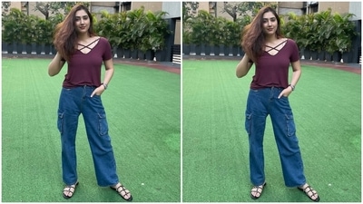 On Tuesday, Disha took to her Instagram page to share several pictures from a photoshoot she did in a garden. The Bade Achhe Lagte Hain 2 actor kept things simple by slipping into a chic ensemble. She captioned the post, "Random." (Instagram/@dishaparmar) On Tuesday, Disha took to her Instagram page to share several pictures from a photoshoot she did in a garden. The Bade Achhe Lagte Hain 2 actor kept things simple by slipping into a chic ensemble. She captioned the post, "Random." (Instagram/@dishaparmar)
