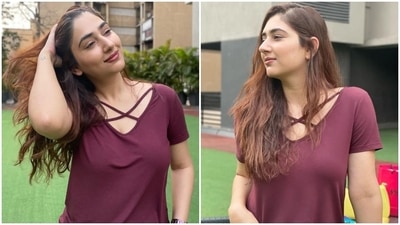 Television actor Disha Parmar's Instagram profile is a delight for all her followers. The star is known for sharing daily snippets from her life, from travel diaries to romantic moments with her husband Rahul Vaidya to glamorous photoshoots. One look at her page, and you will believe our claim. Even her latest post gives a glimpse of the actor's casual day, and her outfit will inspire you to revamp your day-out wardrobe. (Instagram/@dishaparmar) Television actor Disha Parmar's Instagram profile is a delight for all her followers. The star is known for sharing daily snippets from her life, from travel diaries to romantic moments with her husband Rahul Vaidya to glamorous photoshoots. One look at her page, and you will believe our claim. Even her latest post gives a glimpse of the actor's casual day, and her outfit will inspire you to revamp your day-out wardrobe. (Instagram/@dishaparmar)