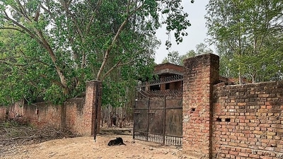 The farmhouse in southwest Delhi’s Chhawla where the incident took place. (HT Photo) The farmhouse in southwest Delhi’s Chhawla where the incident took place. (HT Photo)