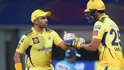 Robin Uthappa; Shivam Dube (Twitter/Chennai Super Kings) Robin Uthappa; Shivam Dube (Twitter/Chennai Super Kings)