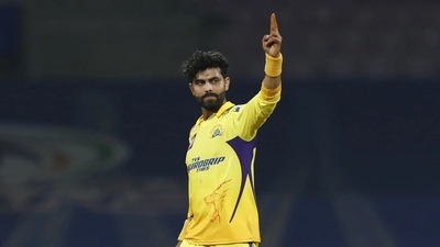 Ravindra Jadeja finally recorded his first win as CSK captain when they beat RCB by 23 runs on Tuesday in Navi Mumbai. (BCCI) Ravindra Jadeja finally recorded his first win as CSK captain when they beat RCB by 23 runs on Tuesday in Navi Mumbai. (BCCI)