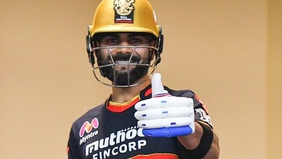 Former RCB captain Virat Kohli. (RCB/Twitter) Former RCB captain Virat Kohli. (RCB/Twitter)