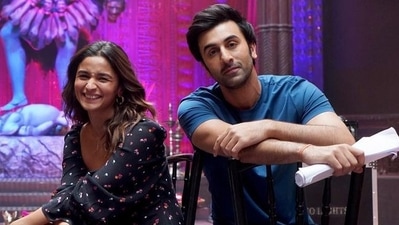 Alia Bhatt and Ranbir Kapoor on sets of Brahmastra.&nbsp;