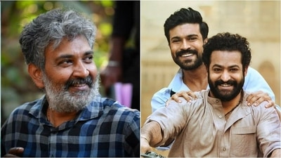 SS Rajamouli explains why it appears that Ram Charan got more screentime than Jr NTR in RRR. SS Rajamouli explains why it appears that Ram Charan got more screentime than Jr NTR in RRR.