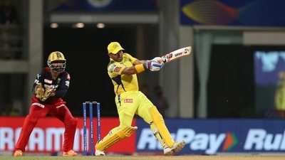 Uthappa smashed 88 off 50 balls before falling to Wanindu Hasaranga (BCCI) Uthappa smashed 88 off 50 balls before falling to Wanindu Hasaranga (BCCI)
