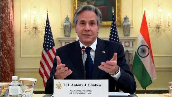 “We regularly engage with our Indian partners on these shared values, and to that end we are monitoring some recent concerning developments in India, including a rise in human rights abuses by some government, police, and prison officials,” US Secretary of State Antony Blinken said. (ANI)