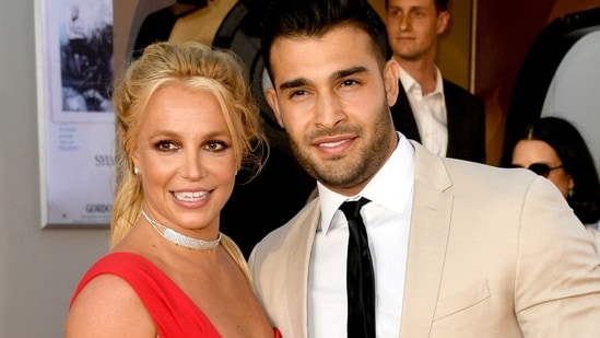 Britney Spears has announced that she and fiance Sam Asghari are expecting their first child together.(AFP)