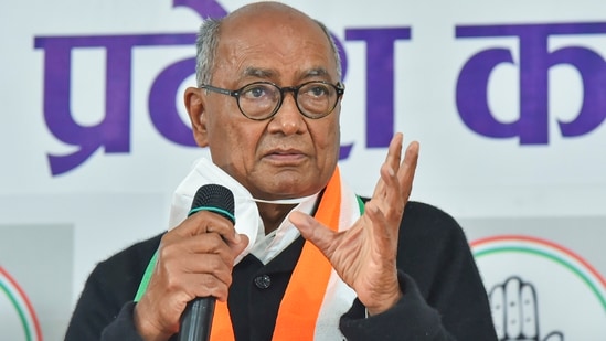  Congress leader Digvijaya Singh. (PTI)