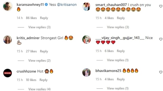 The comments on the post. The comments on the post.
