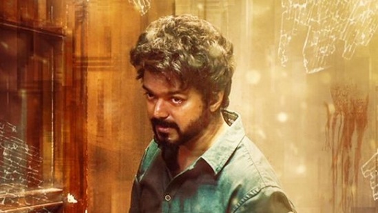 Vijay in a still from Beast.&nbsp;