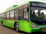 Delhi currently has 6,894 buses, of which 3,761, including an electric bus, come under DTC and 3,133 under the cluster scheme. (Picture for representation only/HT)