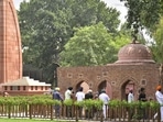 The Jallianwala Bagh memorial in Amritsar. The Jallianwala Bagh memorial in Amritsar.
