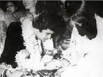 Rishi Kapoor and Neetu Kapoor on their engagement day 43 years ago. Rishi Kapoor and Neetu Kapoor on their engagement day 43 years ago.