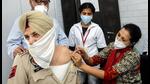 The government may have launched a drive to administer Covid-19 precaution doses to those above 18 years of age, only 73% of the target population in Punjab have been jabbed with the second dose. The government may have launched a drive to administer Covid-19 precaution doses to those above 18 years of age, only 73% of the target population in Punjab have been jabbed with the second dose.